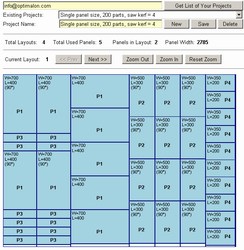 Free Online Panel Cutting Optimization Application.